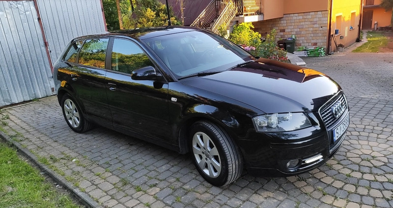 Audi A3 cena 22900 przebieg: 179833, rok produkcji 2007 z Myślenice małe 379